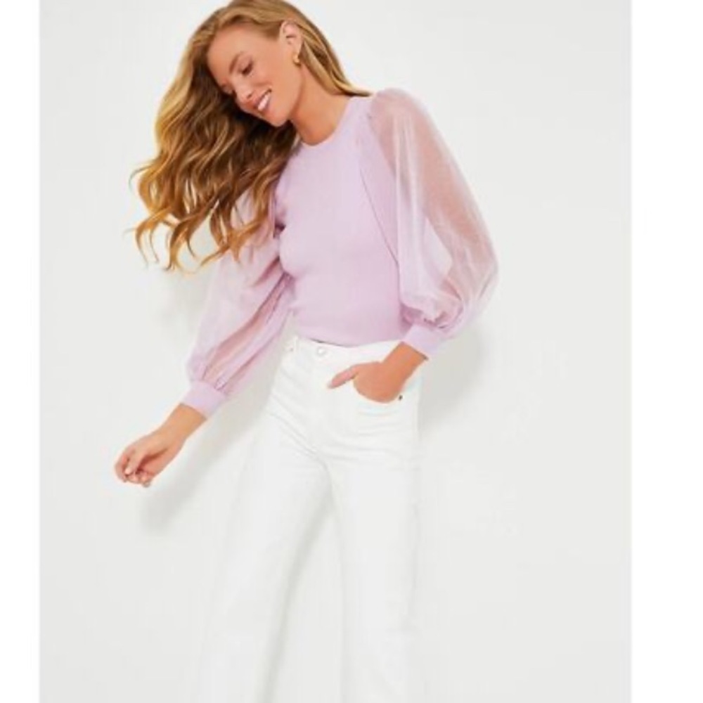 Lilac Knit Betsy Blouse